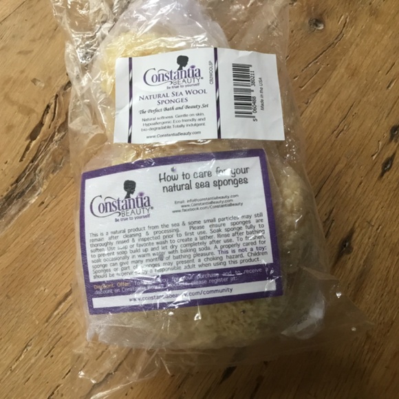 cosmetic organic Sea Sponges bath or cosmetics 2pc L + M Constantia Beauty - Picture 4 of 7